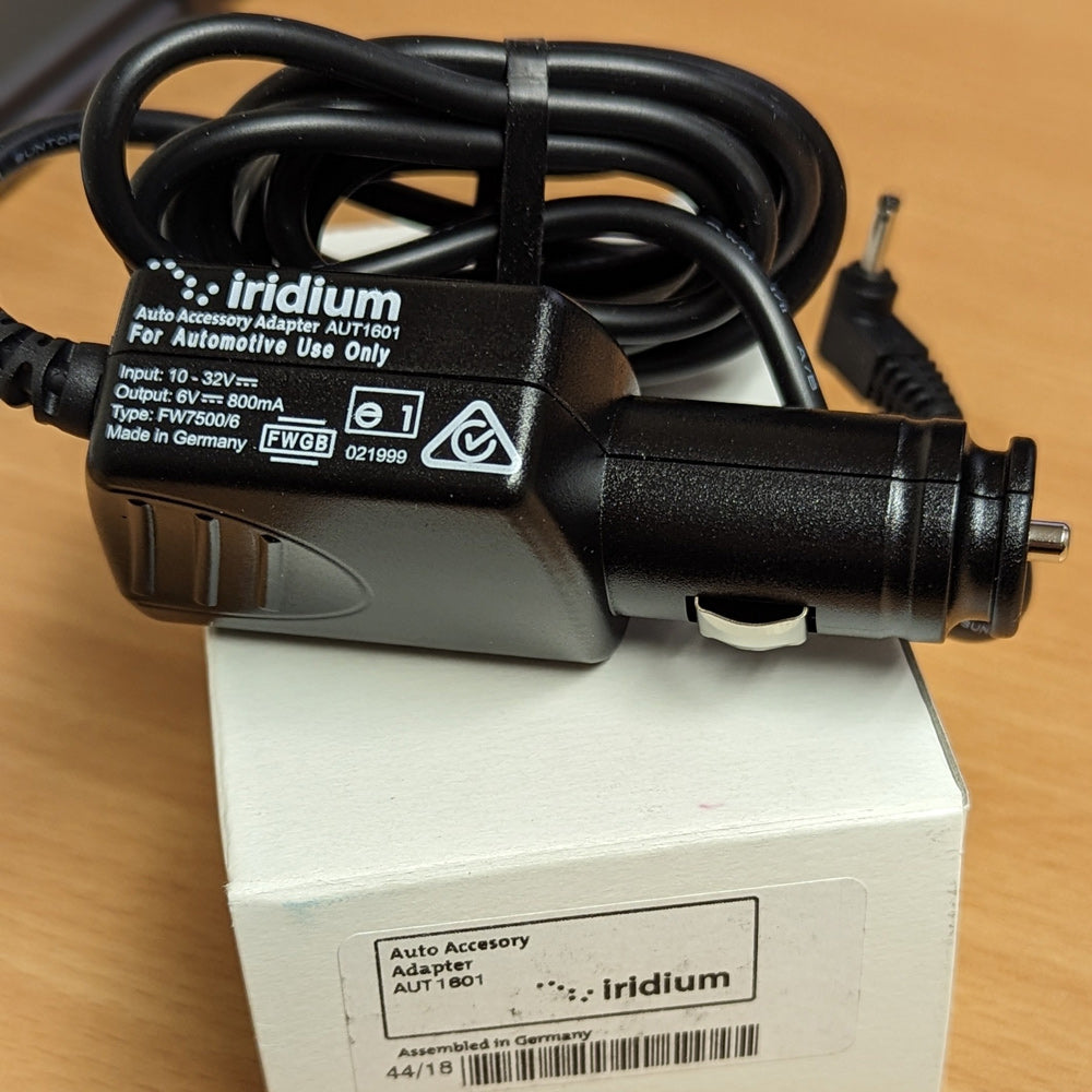 Adaptador de accesorios para automóvil Iridium Car Charger AUT1601