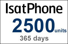 IsatPhone 2500 units / 1667 mins