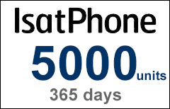 IsatPhone 5000 units / 3333 mins