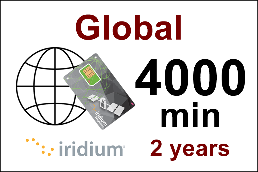 Plan prepago de SIM global de Iridium