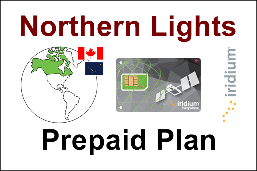 Plan SIM Iridium Northern Lights