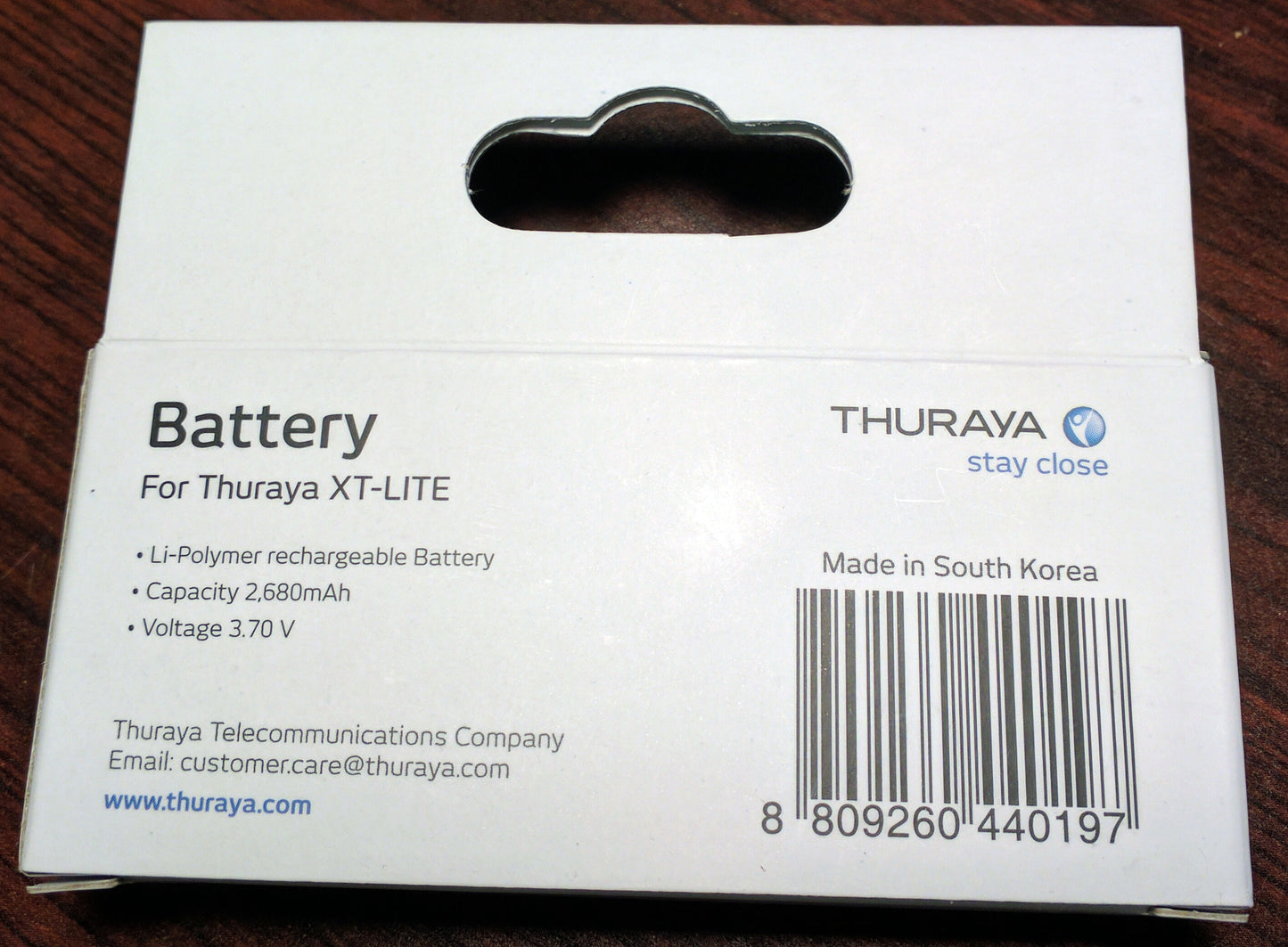 Thuraya XT-LITE Standard Li-Ion Battery