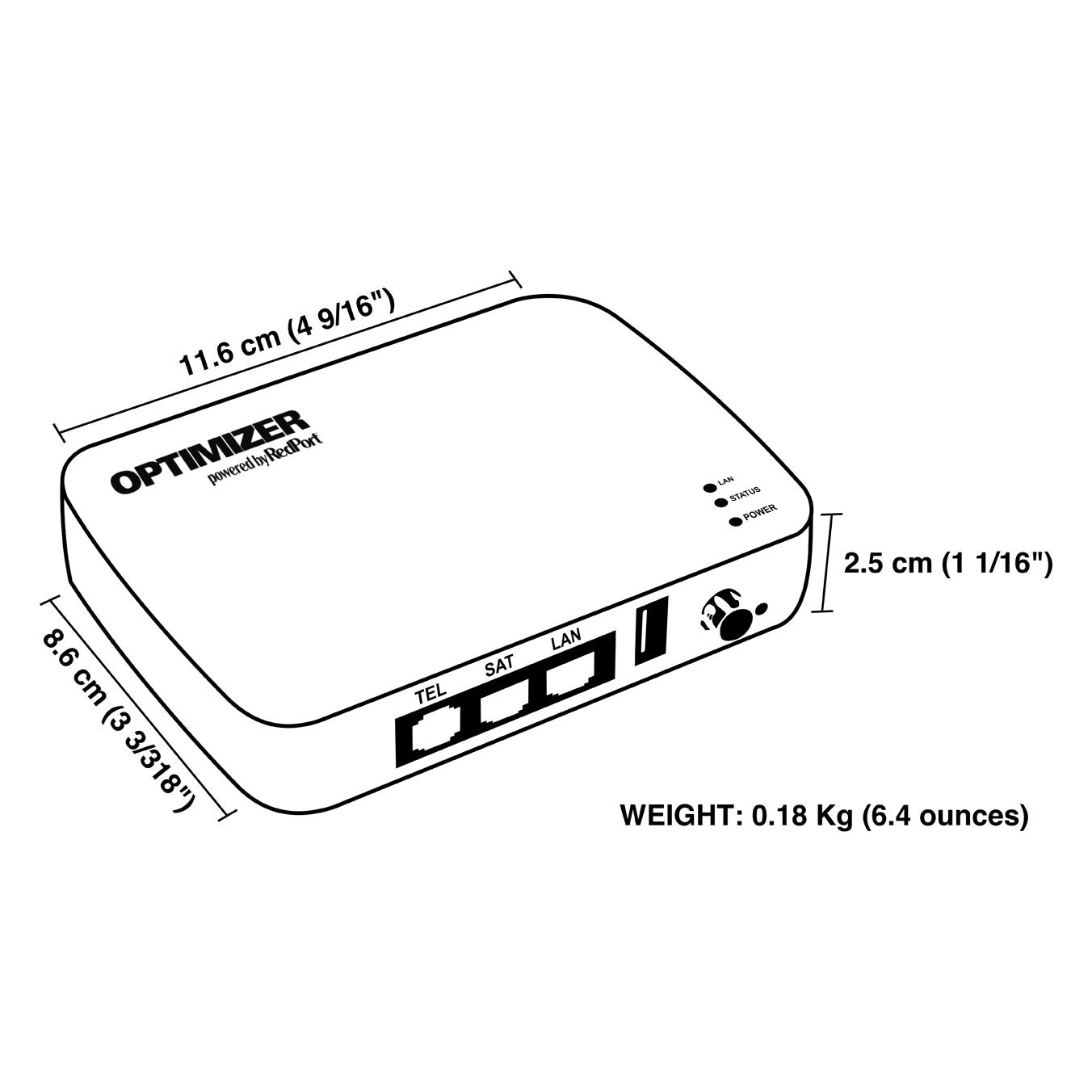 Optimizador Router Wi-Fi para Terminales de Datos Satelitales WxA-223