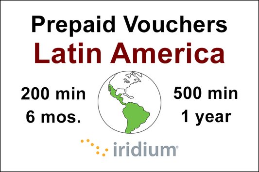 Vales Prepago Iridium Latinoamérica