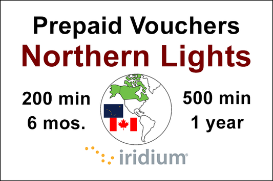 Vales prepago Iridium Northern Lights