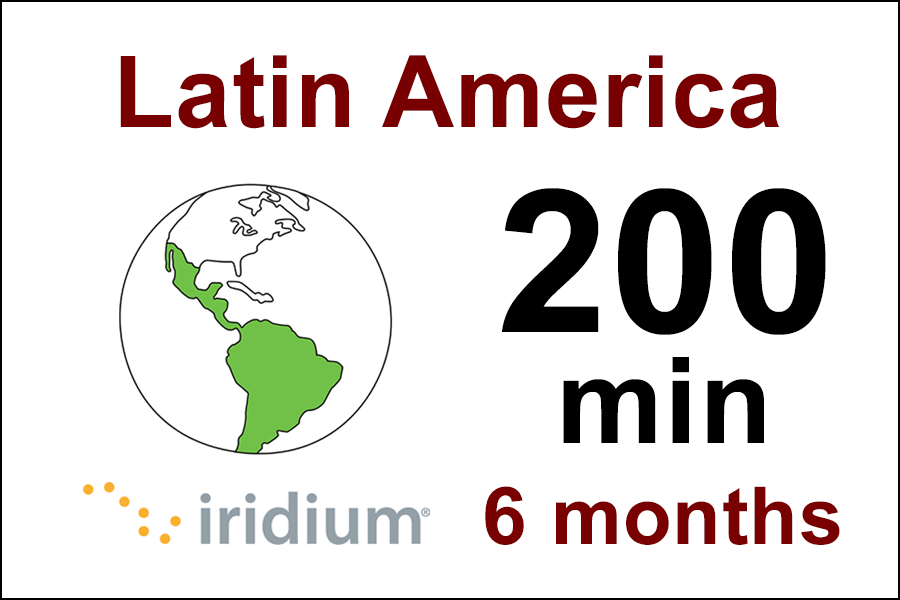 Iridium Latin America Prepaid Vouchers