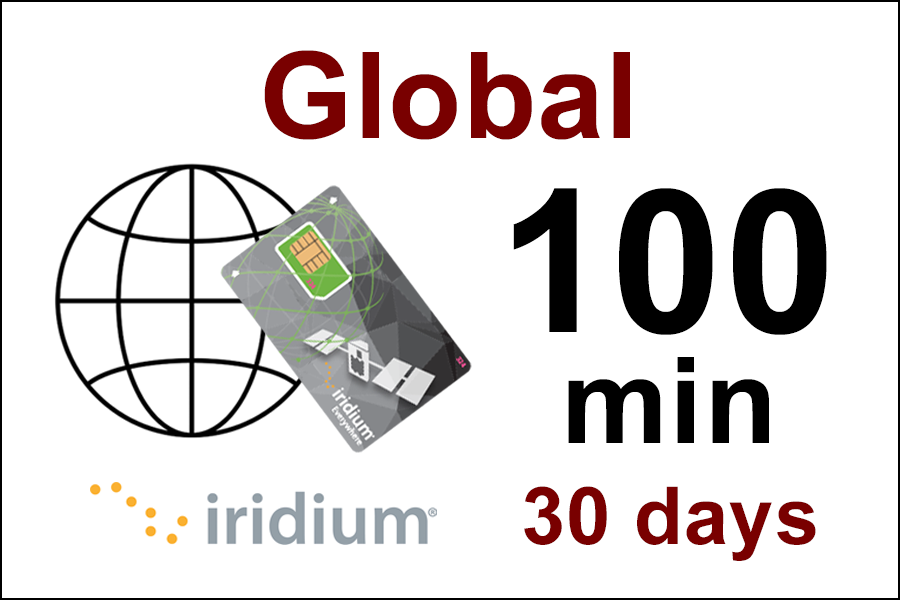 Plan prepago de SIM global de Iridium