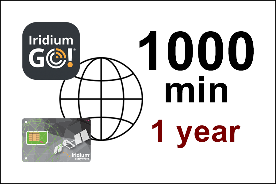 Plan de tarjeta SIM prepago Iridium Global para teléfonos satelitales |  Estados Unidos