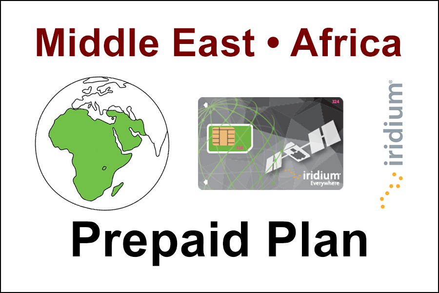 Plan SIM de Iridium Oriente Medio y África