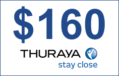 Thuraya $ 160 de tiempo aire prepago