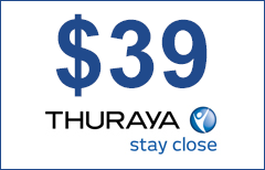 Thuraya $ 39 de tiempo aire prepago