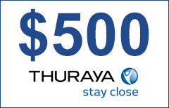 Thuraya $500 de tiempo aire prepago